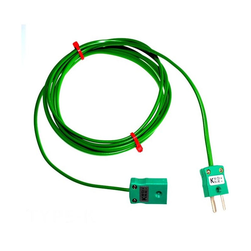 5 pcs - RS PRO Type K Thermocouple & Extension Wire, 10m, PVC Insulation, +105°C Max, 7/0.2mm