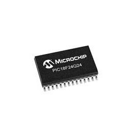 10 pcs : PIC18F24Q24T-I/SO - 8-bit Microcontrollers - MCU 16KB Flash, 1KB RAM, 512bytes EEPROM, MVIO, 10b ADC2, 8b DAC, ACP, Com