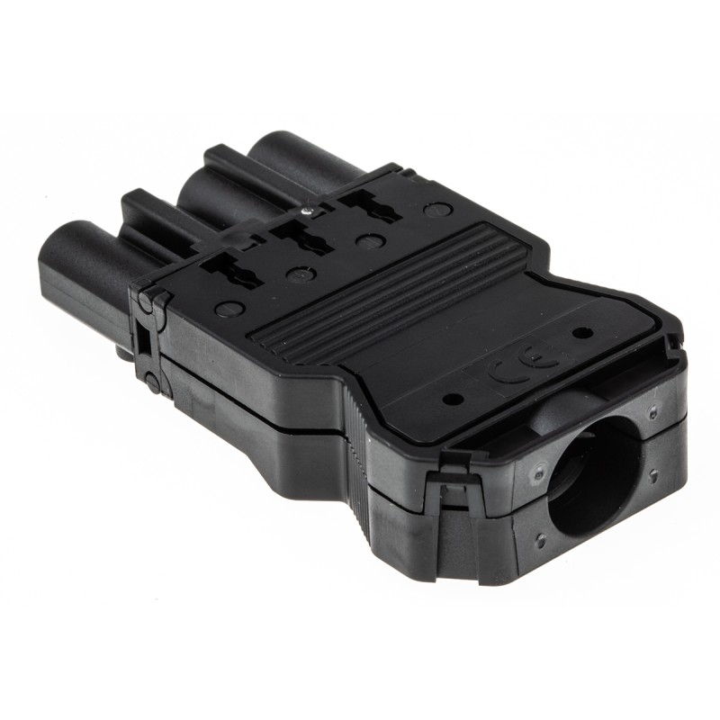 50 pcs - Wieland GST18i4 Series Mini Connector, 4-Pole, Male, Cable Mount, 20A, IP40