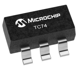 5 pcs - Microchip Temperature Sensor, Digital Output, Surface Mount, I2C, SMBus, ±3°C
