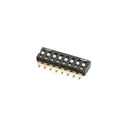 10 pcs : 418121270804 - DIP Switches/SIP Switches Dip Switch SMT 4Port 2.54MM Act. Blk