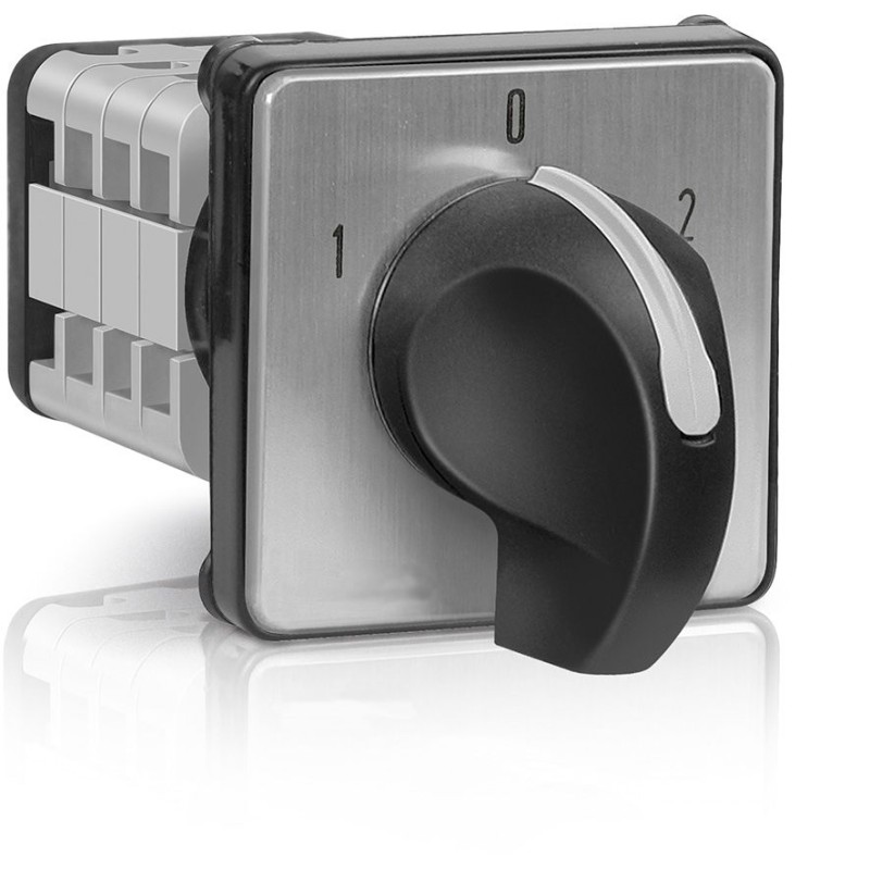 1 pcs - RS PRO, 3P 3 Position 60° Changeover Cam Switch, 500V ac, 12A, Knob Actuator