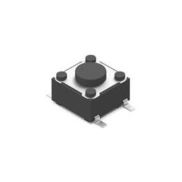 10 pcs : 430182043816 - Tactile Switches Tact Switch SMT 4.3mm Blk Act.