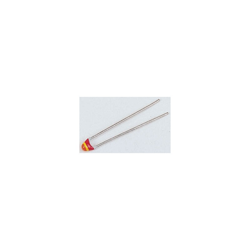 5 pcs - Vishay Thermistor, 22kΩ Resistance, NTC Type, 3 x 24mm