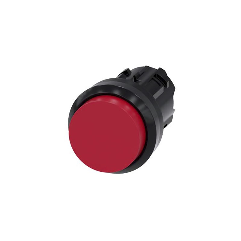 1 pcs - Siemens SIRIUS ACT Series Red Momentary Push Button Head, 22mm Cutout, IP66, IP67, IP69K