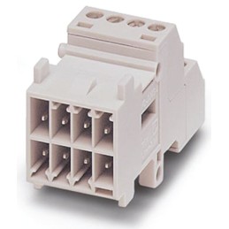 50 pcs - Phoenix Contact Heavy Duty Power Connector Insert, 10A, VC-AMS 8 Series, 8 Contacts