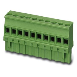 50 pcs - Phoenix Contact 5mm Pitch 15 Way Pluggable Terminal Block, Plug, Screw Termination