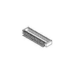10 pcs : 53885-0208 - Board to Board & Mezzanine Connectors 20 Ckt Vert. Plug w/out solder tab