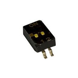 10 pcs : 218-2LPSTRF - DIP Switches/SIP Switches 2 pos. Low Profile Btm Seal Tape Off