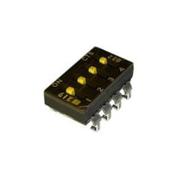 10 pcs : 219-4LPSTR - DIP Switches/SIP Switches SPST 4 switch sections