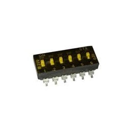 10 pcs : 219-6MSTR - DIP Switches/SIP Switches 6 switch sections SPST