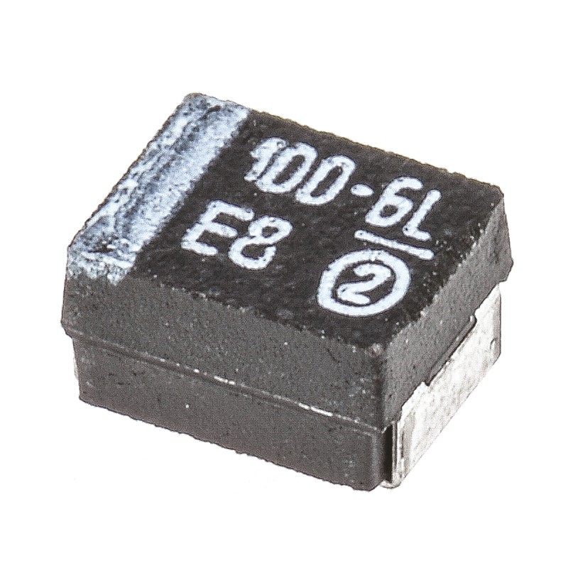 2000 pcs - Vishay 100μF MnO2 Tantalum Capacitor 6.3V dc, TR3 Series
