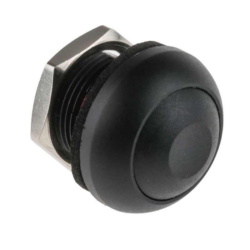 1 pcs - RS PRO Miniature Push Button Switch, Momentary, Panel Mount, 13.6mm Cutout, SPST, 32/50/125V ac, IP67