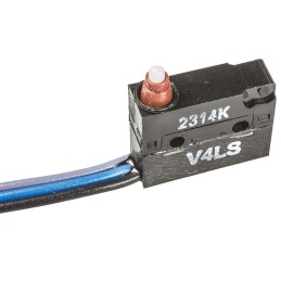 1 pcs - Saia-Burgess Plunger Snap Action Micro Switch, Pre-wired Terminal, 5 A @ 250 V ac, SPDT, IP6K7