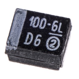 2000 pcs - Vishay 100μF MnO2 Tantalum Capacitor 6.3V dc, 293D Series