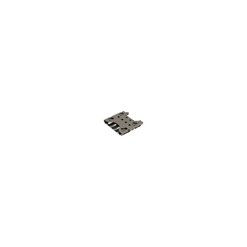 10 pcs : 78723-1001 - Memory Card Connectors MICRO SIM 1.35MM HT PUSHPULL .38AU 6CKT