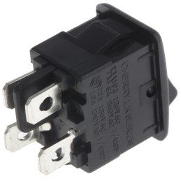 1 pcs - ZF DPST, On-None-Off Rocker Switch Panel Mount