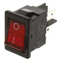1 pcs - Arcolectric (Bulgin) Ltd Illuminated DPST, On-Off Rocker Switch Panel Mount