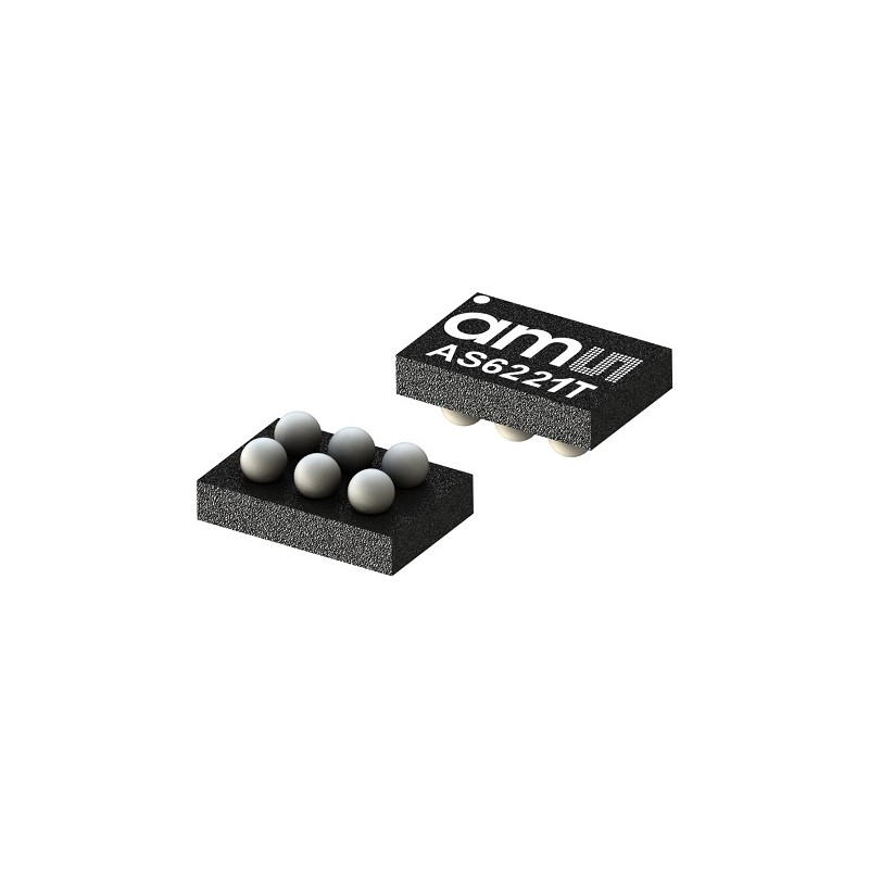 5 pcs - ams OSRAM Temperature & Humidity Sensor, Analogue Output, Surface Mount, I2C, 0.09°C