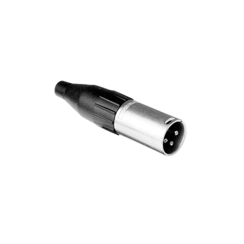 100 pcs - Amphenol Audio Cable Mount XLR Connector, Male, IP40, 133 V, 3 Way, Silver Plating