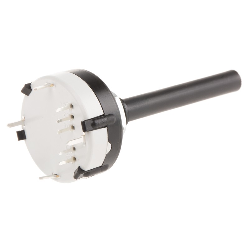 1 pcs - Lorlin, 16 Position, BCD Rotary Switch, 150 mA @ 250 V ac, Through Hole