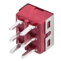 1 pcs - RS PRO PCB Slide Switch DPDT On-Off-On 5 A @ 28 V dc Top
