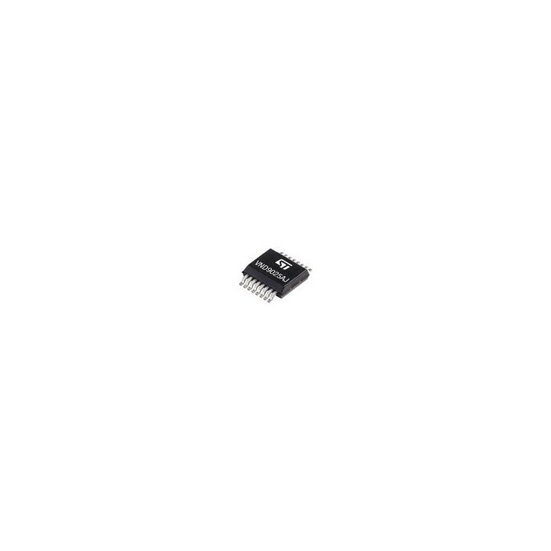 10 pcs : VND9025AJTR - Gate Drivers Double channel high-side driver current sense analog feedback for automotive