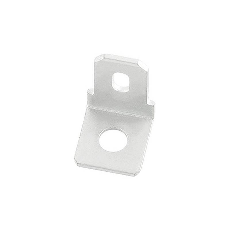 100 pcs - RS PRO Uninsulated Male Spade Connector, PCB Tab, 6.35 x 0.8mm Tab Size