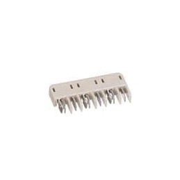 10 pcs : 1954289-3 - Lighting Connectors BLADE AND RCPT 6 POS WHITE