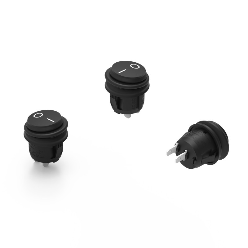 1 pcs - Wurth Elektronik SPST, (On)-Off Rocker Switch Snap-In