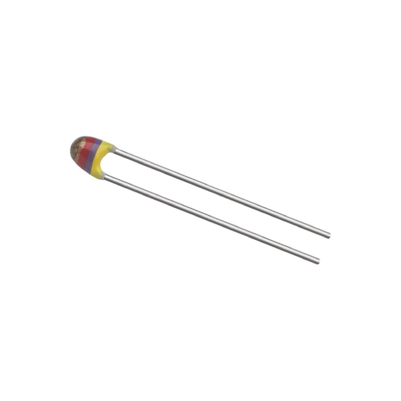 5 pcs - Vishay Thermistor, 2.7kΩ Resistance, NTC Type, 3.3 x 3 x 9mm
