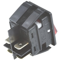 1 pcs - Arcolectric (Bulgin) Ltd Illuminated DPST, On-Off Rocker Switch Panel Mount