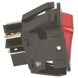 1 pcs - Arcolectric (Bulgin) Ltd Illuminated DPST, On-Off Rocker Switch Panel Mount