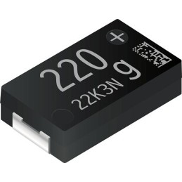 3500 pcs - Panasonic 220μF Surface Mount Polymer Capacitor, 2.5V