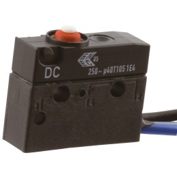 1 pcs - ZF Button Micro Switch, Lead Terminal, 6 A @ 250 V ac, SP-CO, IP67