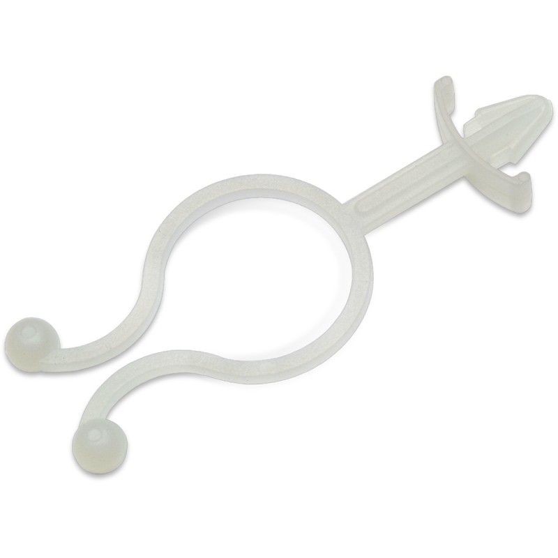 20 pcs - Wurth Elektronik Natural Nylon Twister Clip, 6.1mm Max. Bundle