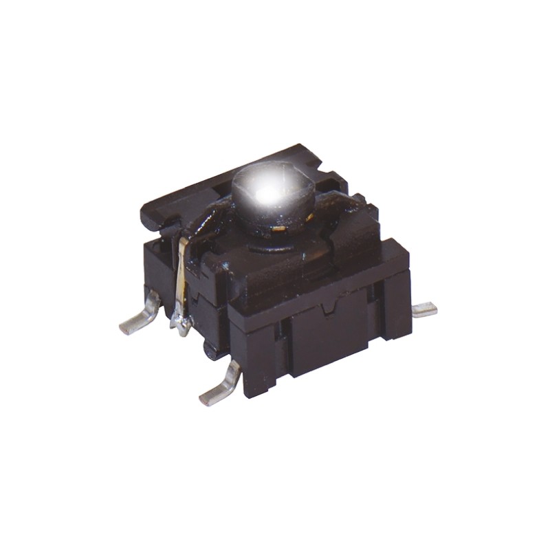 1 pcs - IP67 Cap Tactile Switch, SPST 50 mA @ 24 V dc