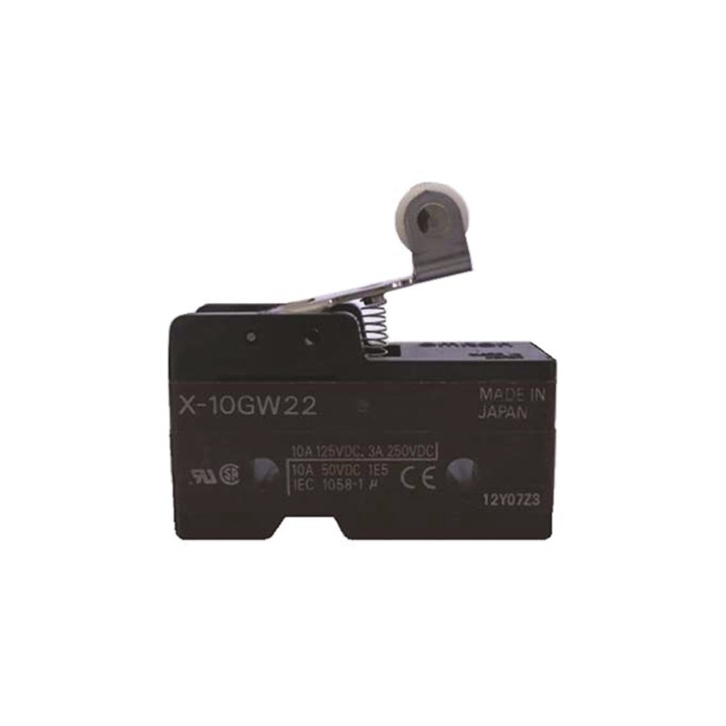 1 pcs - Omron Lever Limit Switch, NO/NC, IP00, SPDT, Thermosetting Resin Housing, 10A Max