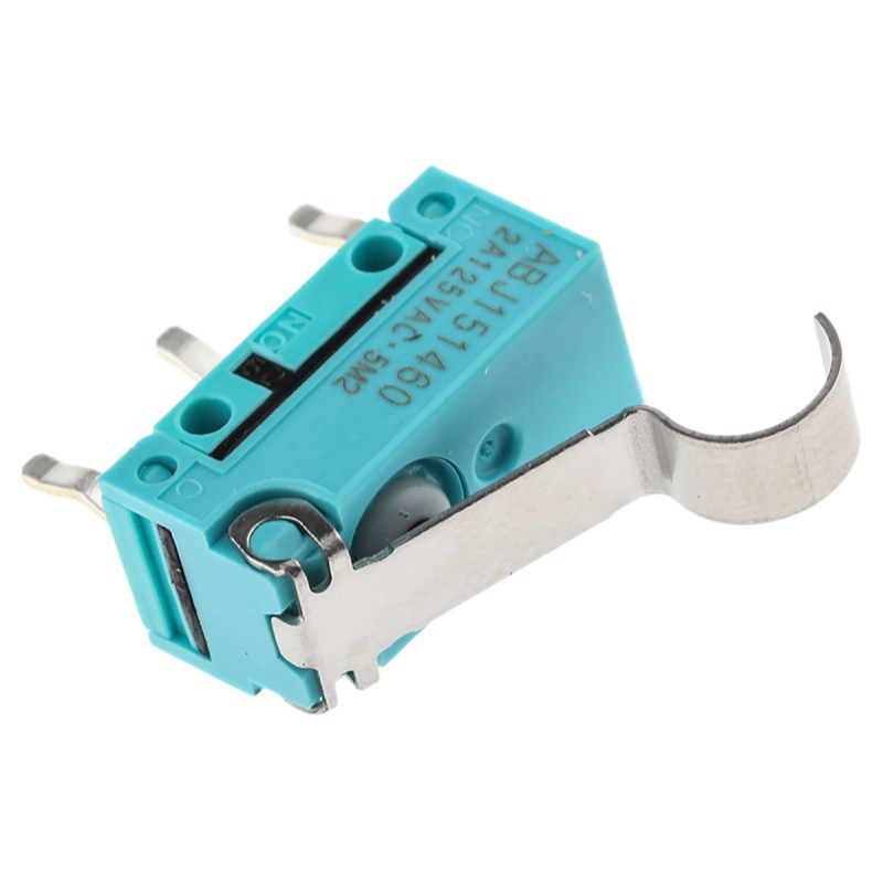 1 pcs - Panasonic Simulated Roller Lever Micro Switch, PCB Terminal, 2 A @ 30 V dc, SP-CO, IP50