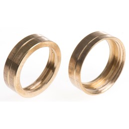 25 pcs - RS PRO Female Bush, Conduit Fitting, 25mm Nominal Size, Brass