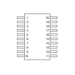 10 pcs : SLG46620G - SPLD - Simple Programmable Logic Devices GPAK Mixed Signal Matrix