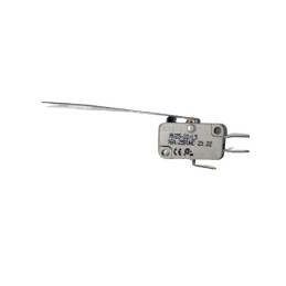 1 pcs - RS PRO Long Straight Lever Microswitch, Quick Connect Terminal, 16A @ 250V ac, SPDT, IP40