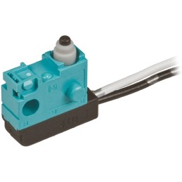 1 pcs - Panasonic Pin Plunger Micro Switch, Pre-wired Terminal, 100 mA @ 30 V dc, SPST, IP67