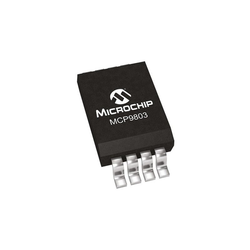 5 pcs - Microchip Temperature Transducer, Digital Output, Surface Mount, Serial-I2C, SMBus, ±0.5°C, 8 Pins