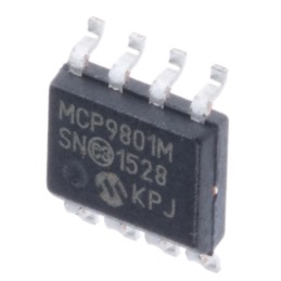 5 pcs - Microchip Temperature Converter, Digital Output, Surface Mount, Serial-I2C, SMBus, ±0.5°C, 8 Pins