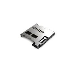 10 pcs : MEM2051-00-195-00-A - Memory Card Connectors Micro SD Push Push, Open, SMT, 1.95mm profile, No Peg, T&R