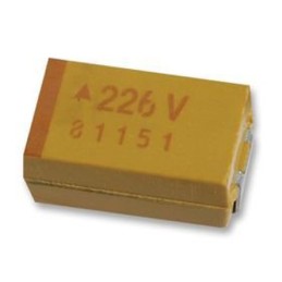 400 pcs - KYOCERA AVX 100μF Electrolytic Tantalum Capactitor 25V dc, TAJ Series