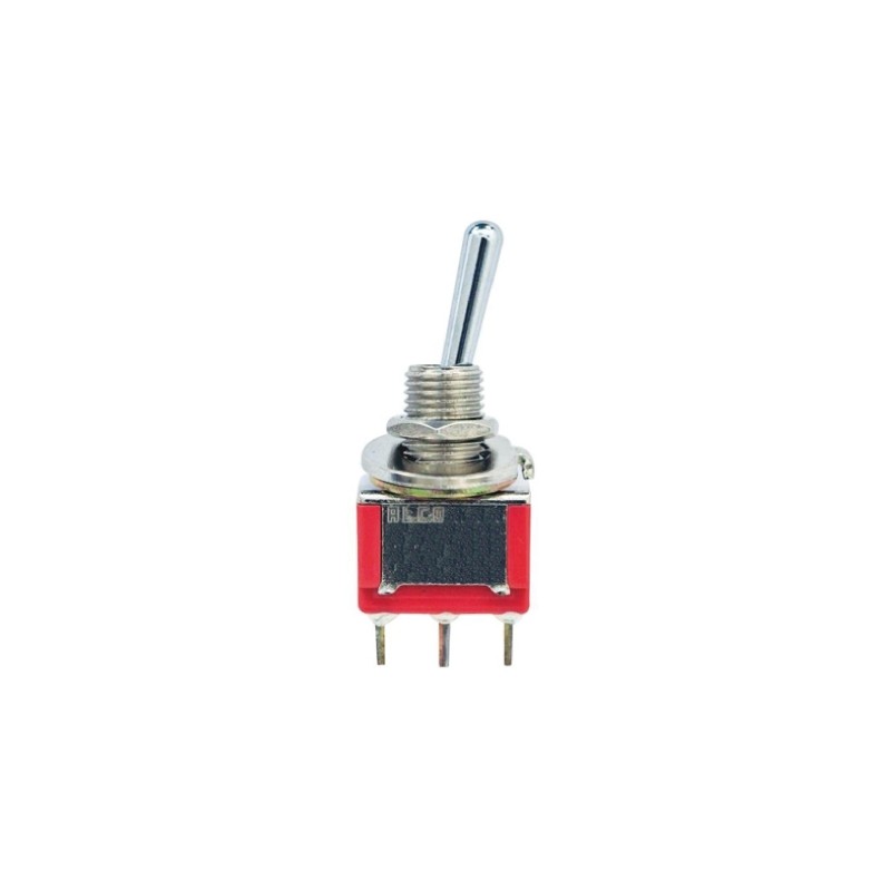 1 pcs - TE Connectivity Toggle Switch, PCB Mount, On-Off-(On), SPDT, Through Hole Terminal, 20V