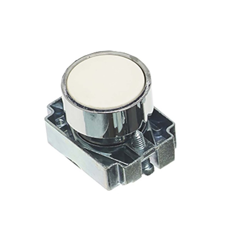 1 pcs - RS PRO White Momentary Push Button Head, 22mm Cutout, IP65