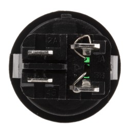 1 pcs - APEM Illuminated DPST, On-Off Rocker Switch Panel Mount